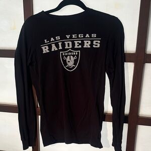 NFL Las Vegas Raiders Black Long Sleeve Tee